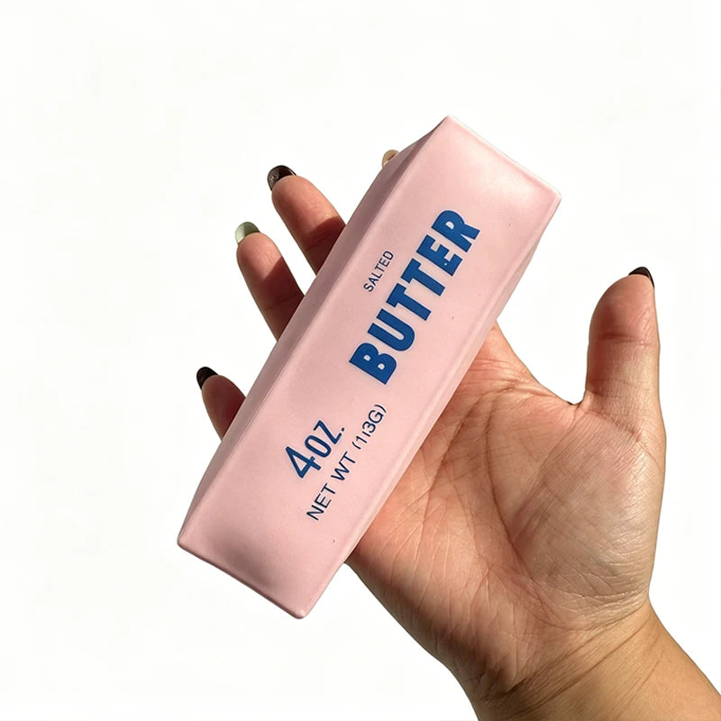 Butter Stick Squishy Stress Ball Fidget Toy Crunchy Squeeze Toy Round ...
